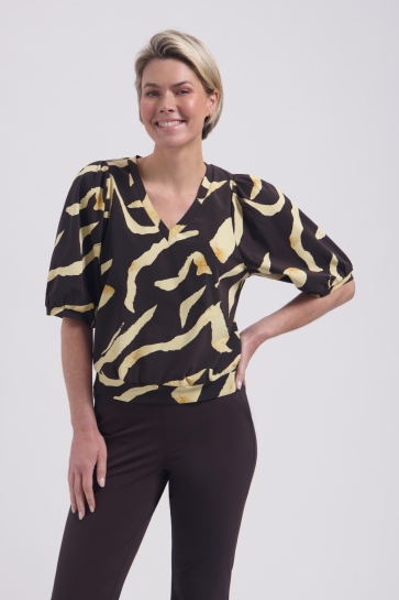 Lady Day T-shirt AMIE V L24 380 3254 PANIA PRINT