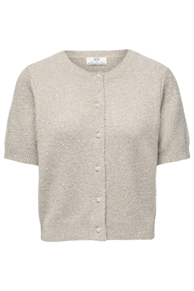 Jacqueline de Yong beige dames vest | Vooraanzicht