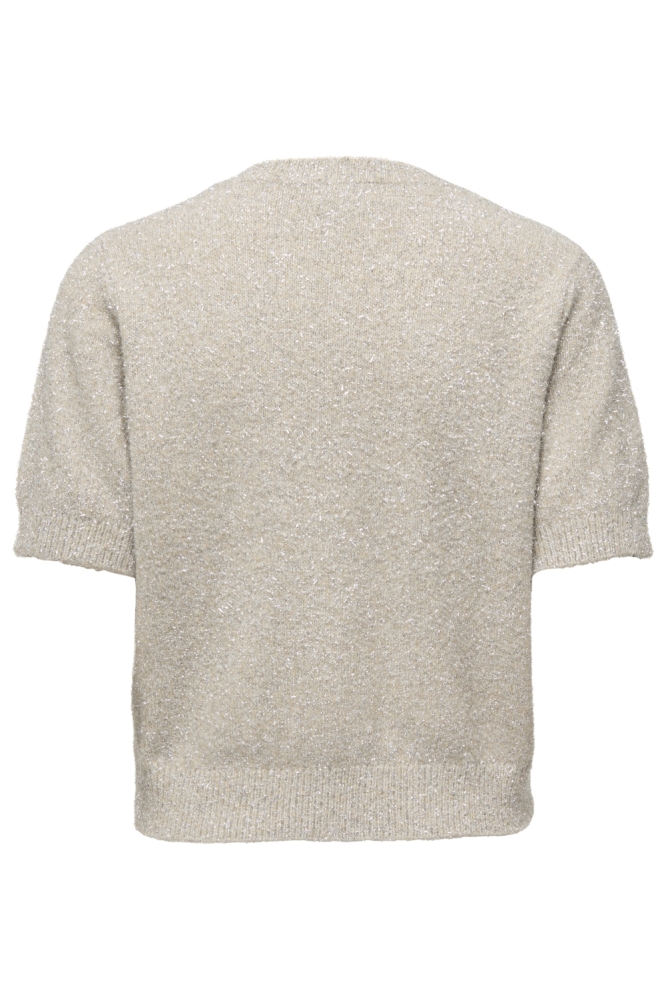 Jacqueline de Yong beige dames vest | Achteraanzicht
