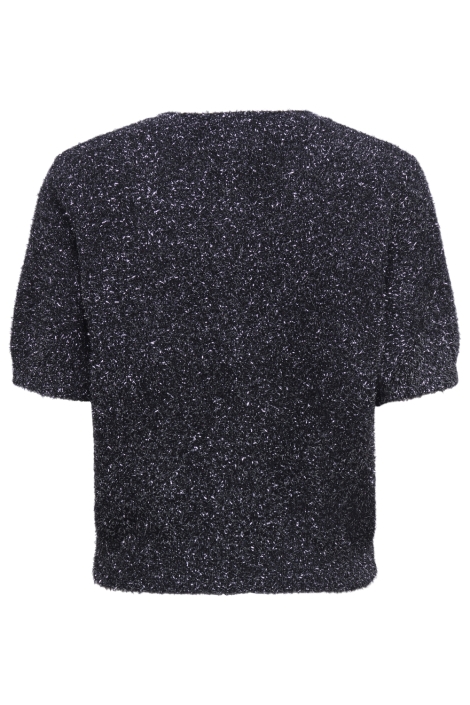Jacqueline de Yong zwarte dames vest | Achteraanzicht