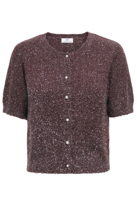 Jacqueline de Yong bruine dames vest | Vooraanzicht