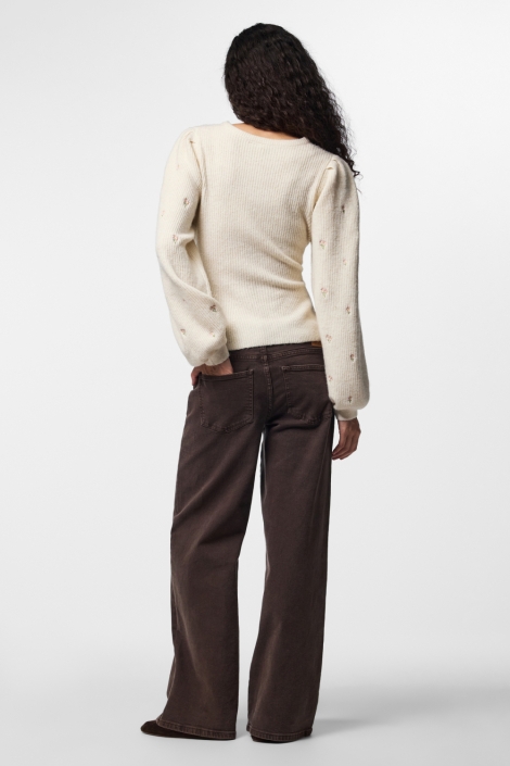 Pieces beige dames vest | Model