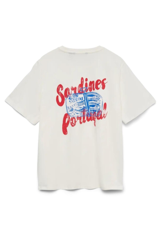 Vero Moda witte dames t-shirt | Achteraanzicht