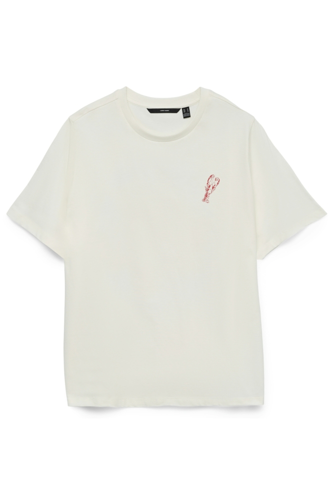 Vero Moda witte dames t-shirt | Vooraanzicht