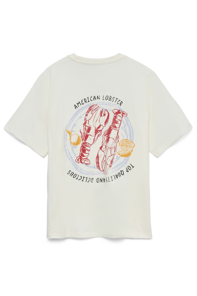 Vero Moda witte dames t-shirt | Achteraanzicht