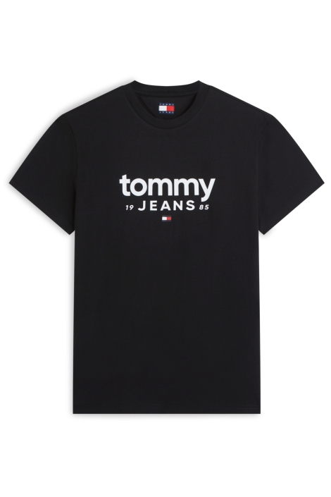 Tommy Jeans zwarte heren t-shirt | Vooraanzicht