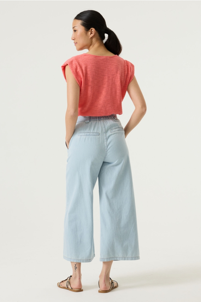 Garcia roze dames t-shirt | Model