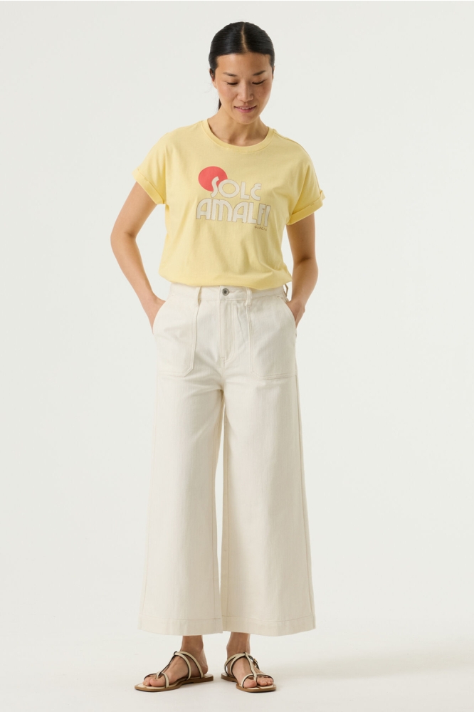 Garcia gele dames t-shirt | Model