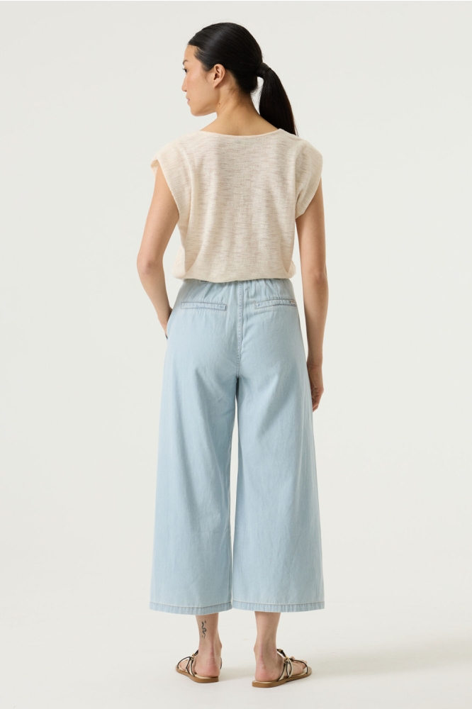 Garcia beige dames t-shirt | Model