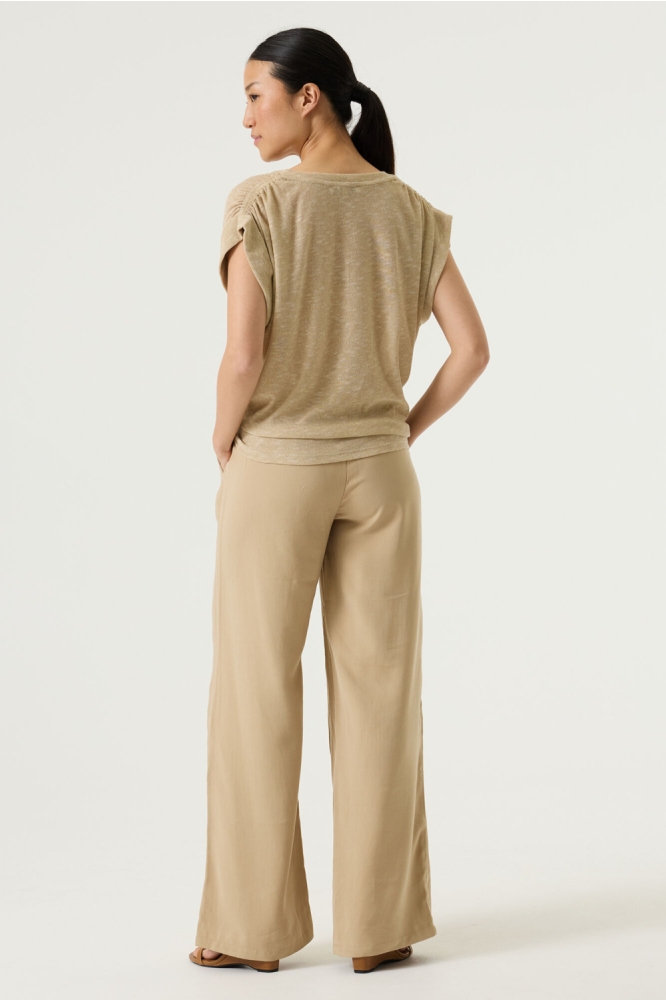 Garcia beige dames t-shirt | Model