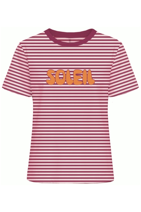 Only roze dames t-shirt | Vooraanzicht