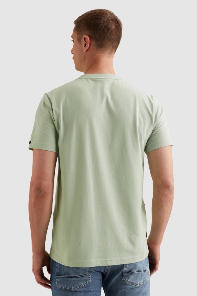 PME legend groene heren t-shirt | Model achteraanzicht