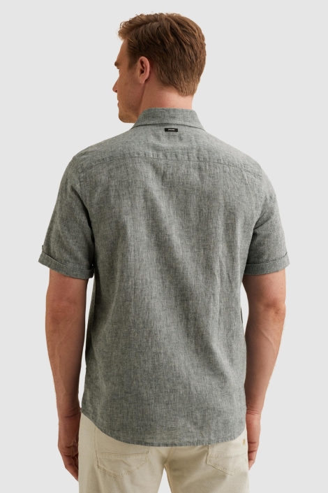 Vanguard blauwe heren overhemd | Model achteraanzicht