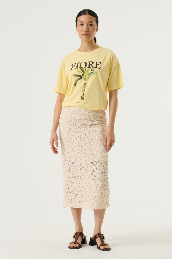 Garcia gele dames t-shirt | Model