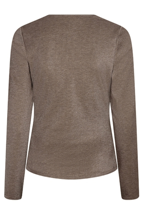 Lofty Manner bruine dames top | Achteraanzicht