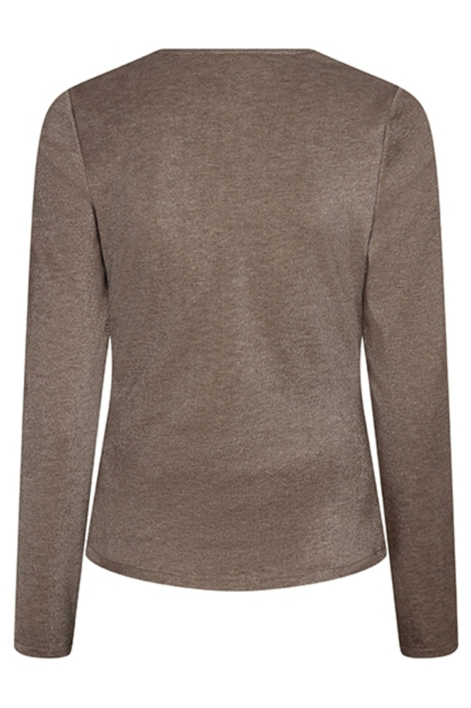 Lofty Manner bruine dames top | Achteraanzicht