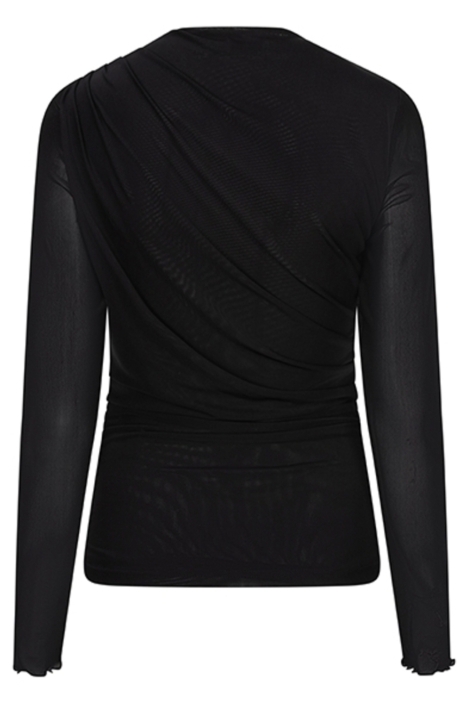 Lofty Manner zwarte dames top | Achteraanzicht