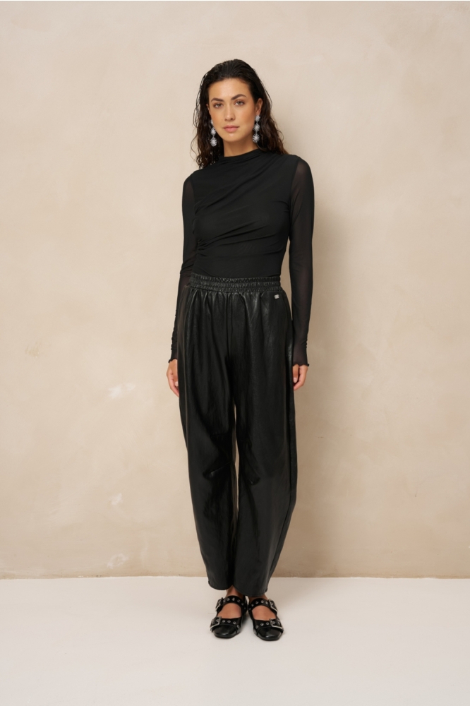 Lofty Manner zwarte dames top | Model