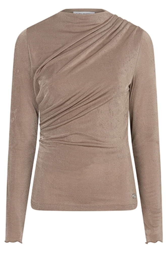 Lofty Manner bruine dames top | Vooraanzicht
