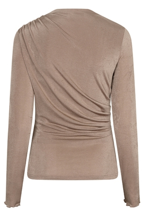 Lofty Manner bruine dames top | Achteraanzicht