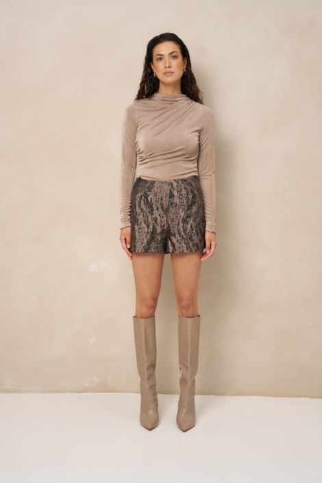 Lofty Manner bruine dames top | Model