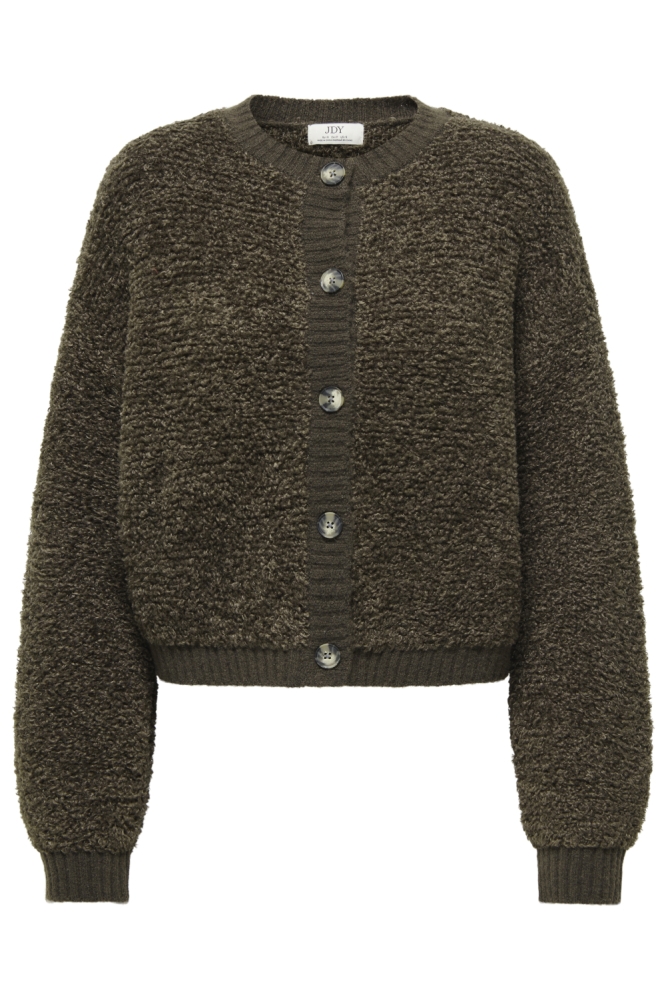 Jacqueline de Yong groene dames vest | Vooraanzicht