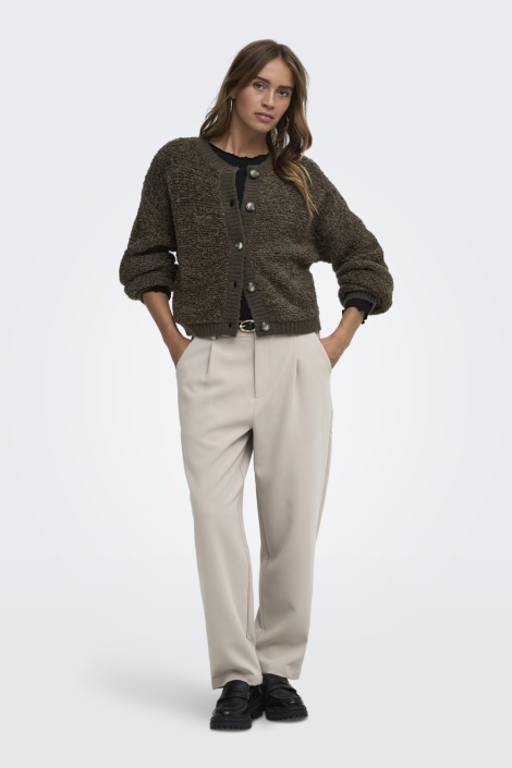 Jacqueline de Yong groene dames vest | Model