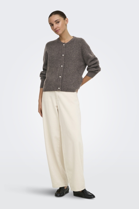 Jacqueline de Yong bruine dames vest | Model