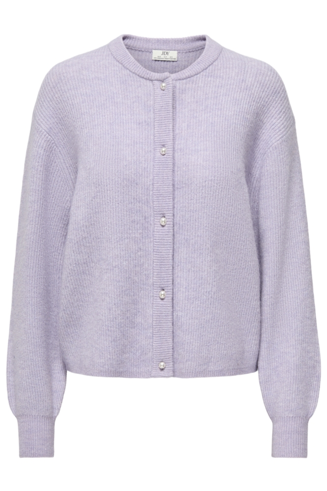 Jacqueline de Yong paarse dames vest | Vooraanzicht