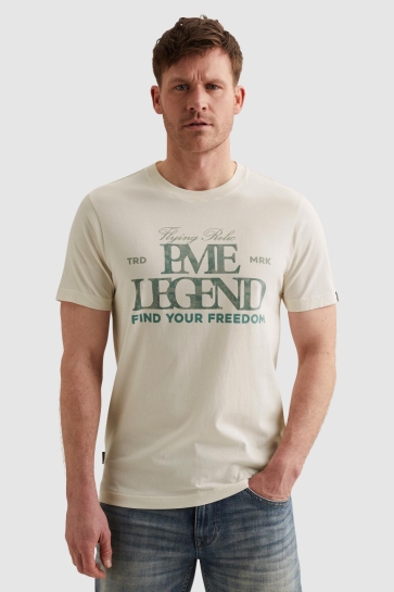 PME legend short sleeve r-neck big art packag Wit
