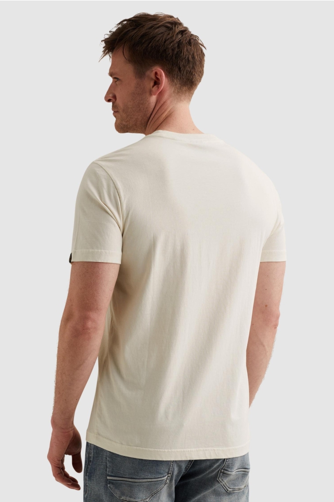 PME legend witte heren t-shirt | Model achteraanzicht