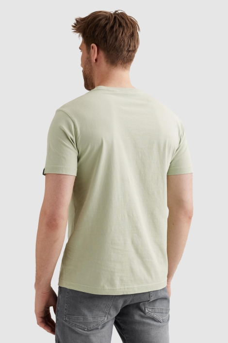 PME legend groene heren t-shirt | Model achteraanzicht