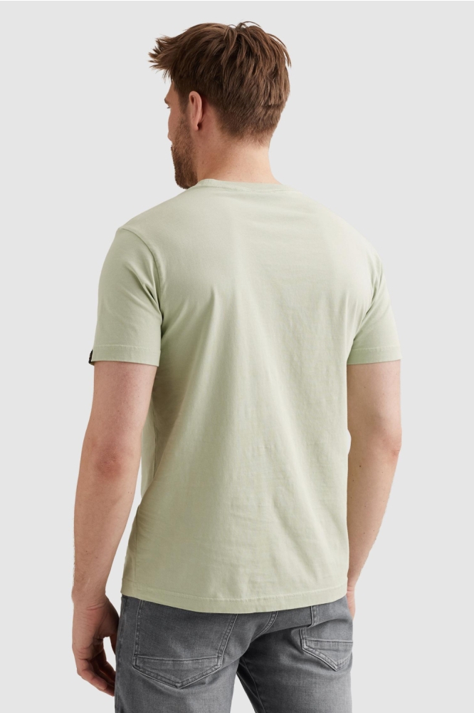 PME legend groene heren t-shirt | Model achteraanzicht