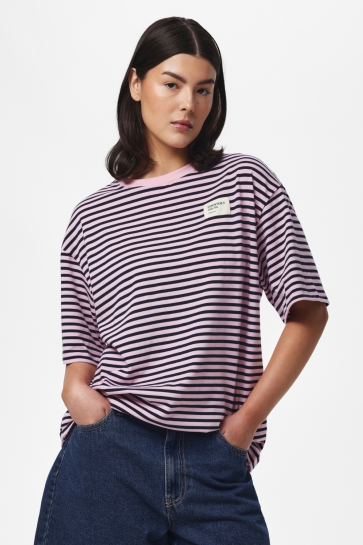 Pieces T-shirt PCSADIE SS T-SHIRT JRS D2D 17170393 Roseate Spoonbi/MARITIME B
