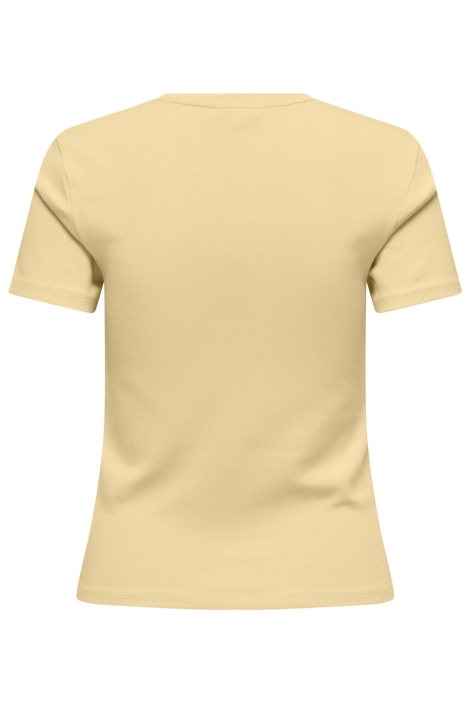 Only gele dames t-shirt | Achteraanzicht