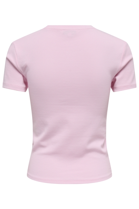 Only roze dames t-shirt | Achteraanzicht