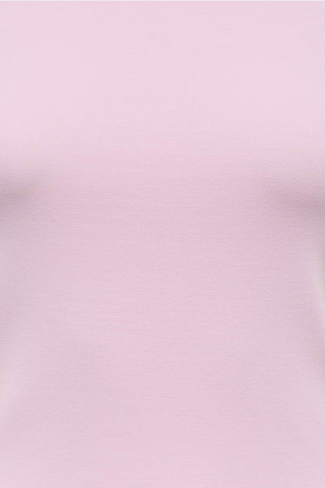 Only roze dames t-shirt | Kleurstaal