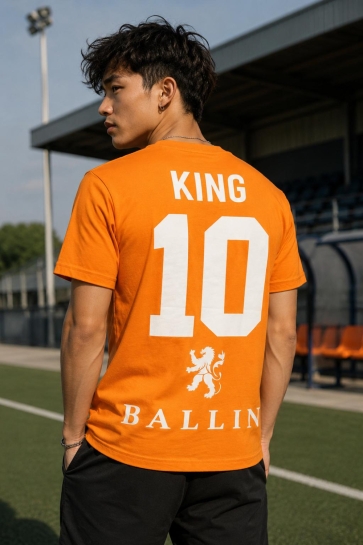 Ballin T-shirt ORANJE T SHIRT 8851 ORANGE