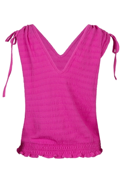 Lofty Manner roze dames top | Achteraanzicht