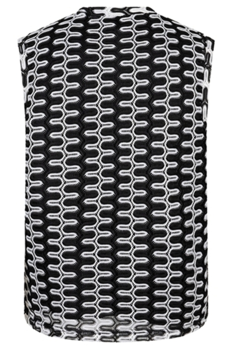 Lofty Manner zwarte dames top | Achteraanzicht