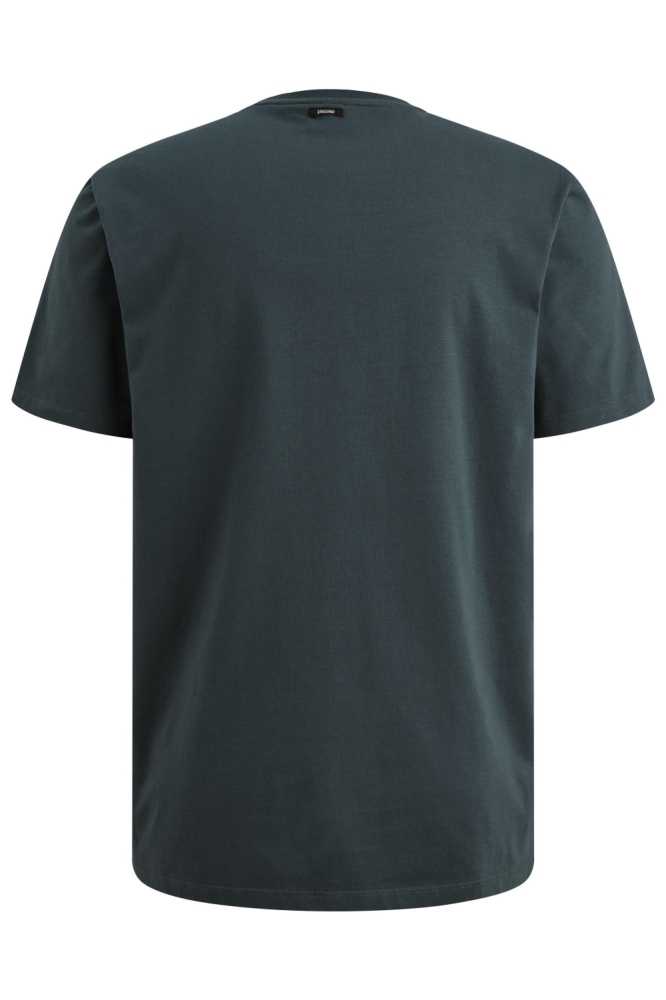 Vanguard blauwe heren t-shirt | Achteraanzicht
