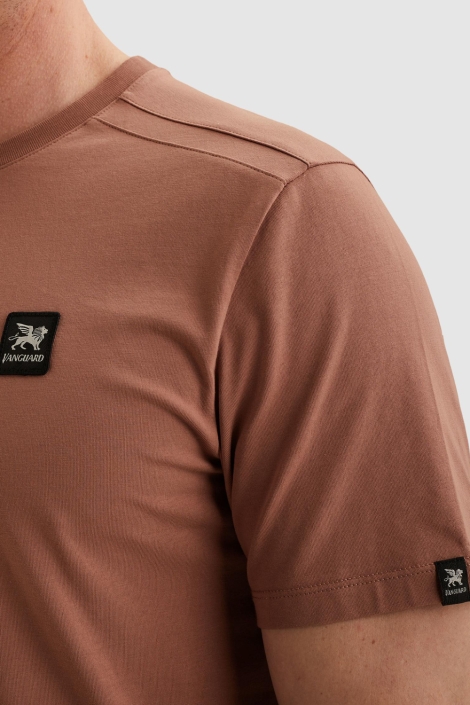 Vanguard koperen heren t-shirt | Close up