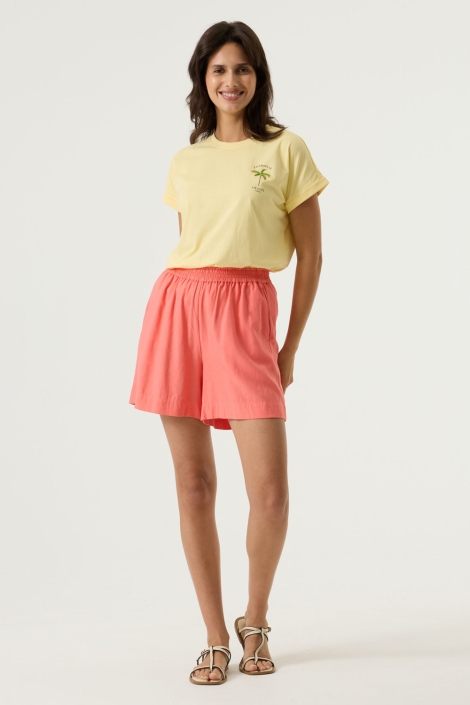 Garcia gele dames t-shirt | Model