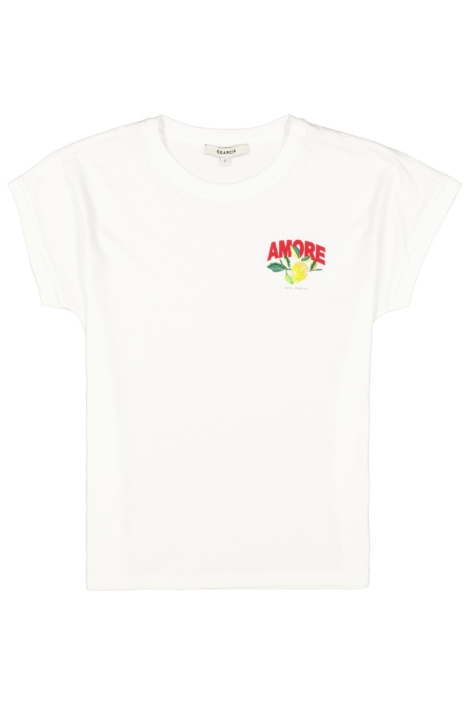 Garcia witte dames t-shirt | Vooraanzicht