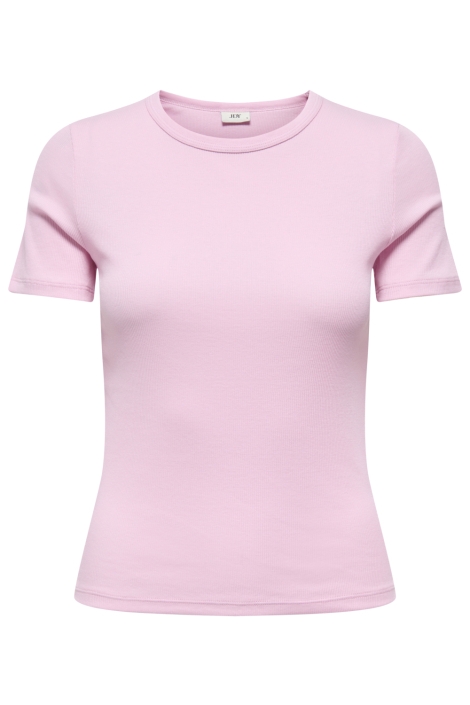 Jacqueline de Yong roze dames t-shirt | Vooraanzicht