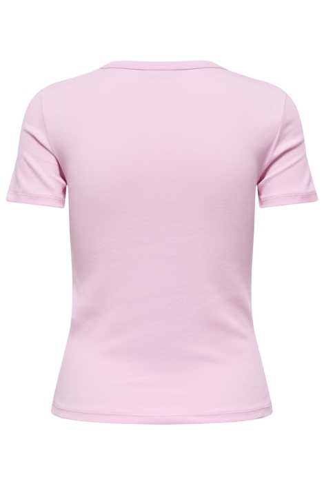 Jacqueline de Yong roze dames t-shirt | Achteraanzicht