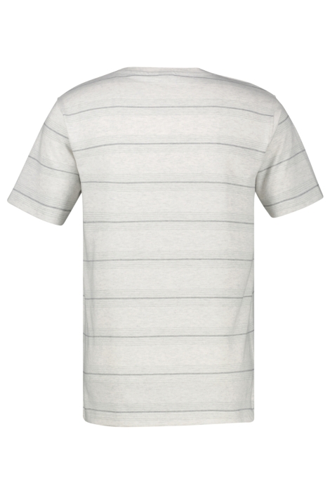 Lerros witte heren t-shirt | Achteraanzicht
