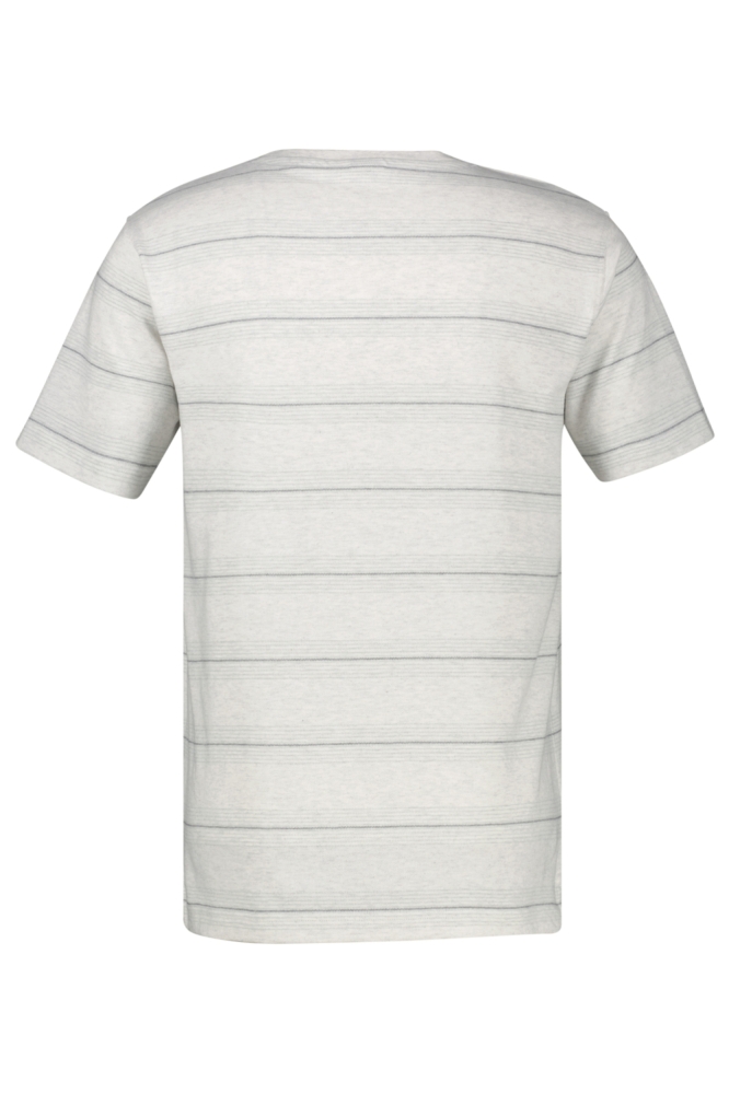 Lerros witte heren t-shirt | Achteraanzicht