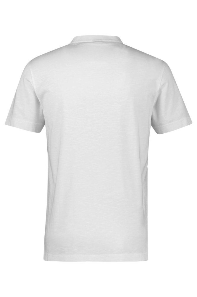 Lerros witte heren t-shirt | Achteraanzicht