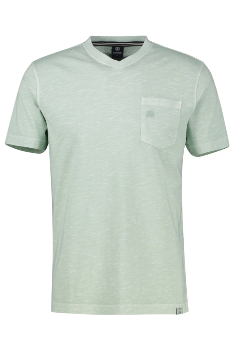 Lerros groene heren t-shirt | Vooraanzicht